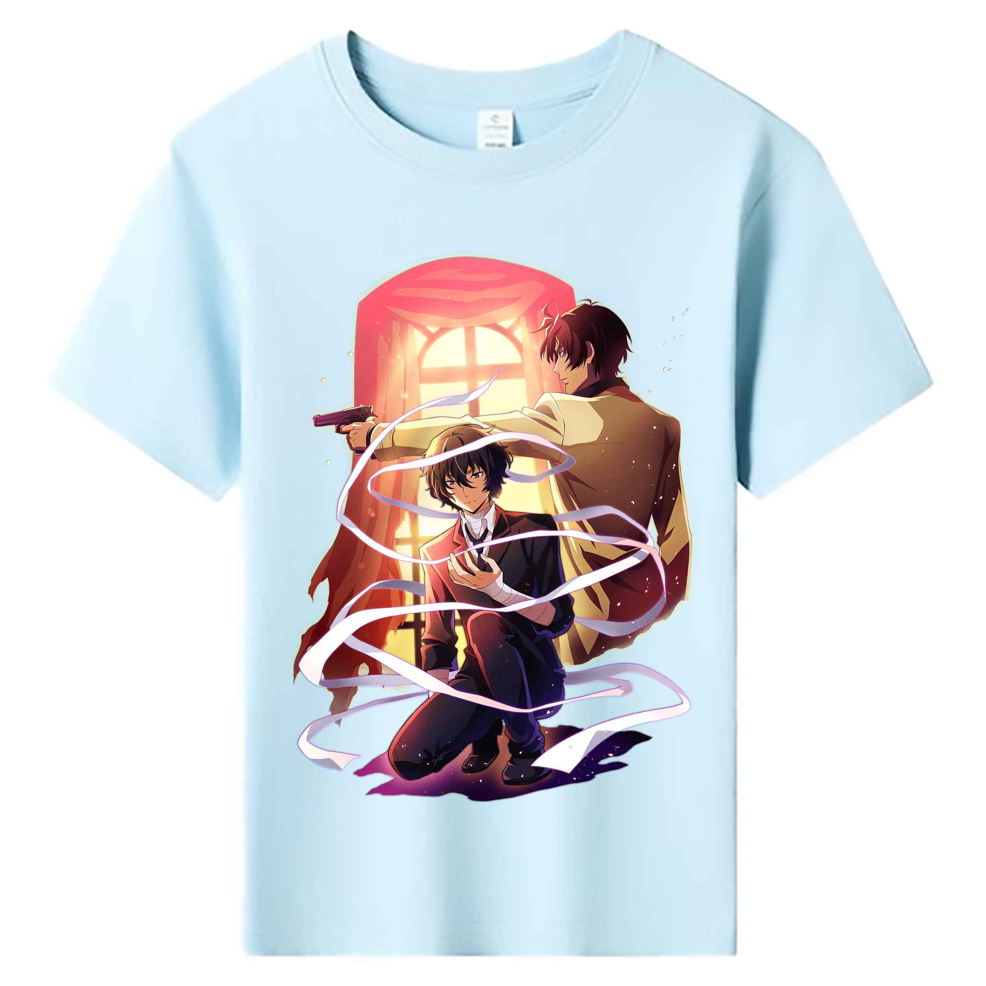 （画像用） 文豪ストレイドッグス Bungo Stray Dogs 綿100％キッズTシャツ（フロントプリント）